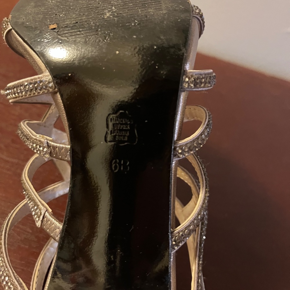 Caparros Harmonica Silver Caged Heel Sandals - Wo… - image 6